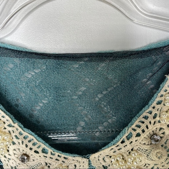 Crochet Knit Decorated Collar - Picture 5 of 10